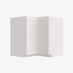 Forevermark Cabinetry  Rio Vista White Shaker VW-LS3612 Single Door Cabinets 36 Inch Lazy Susan Cabinets Base Cabinet