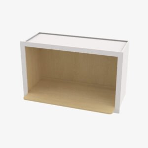 Forevermark Cabinetry  Rio Vista White Shaker VW-MWO3018PM-12 30 Inch Microwave Oven Wall Cabinet