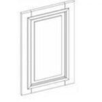 AZ-EPWP2496D Decorative Wall End Door | TSG Forevermark Champagne Maple Shaker