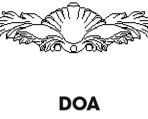 Forevermark Cabinetry  TSG Rio Vista White Shaker VW-DOA Decorative Onlay Applique