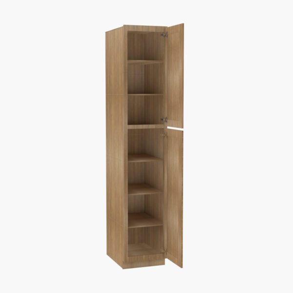 Forevermark-AR-WP1896-Double-Door-18-Inch-Tall-Wall-Pantry-Cabinet-Woodland-Brown-Shaker-Brown-18-Inch-Cabinet-4