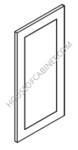 AZ-EPB24D Decorative Base End Door | TSG Forevermark Champagne Maple Shaker