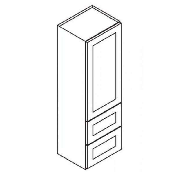 Forevermark-AW-W2D1848-Single-Door-Cabinets-18-Inch-Wall-Cabinet-With-2-Built-In-Drawers-Ice-White-Shaker-White-18-Inch-Cabinet-5