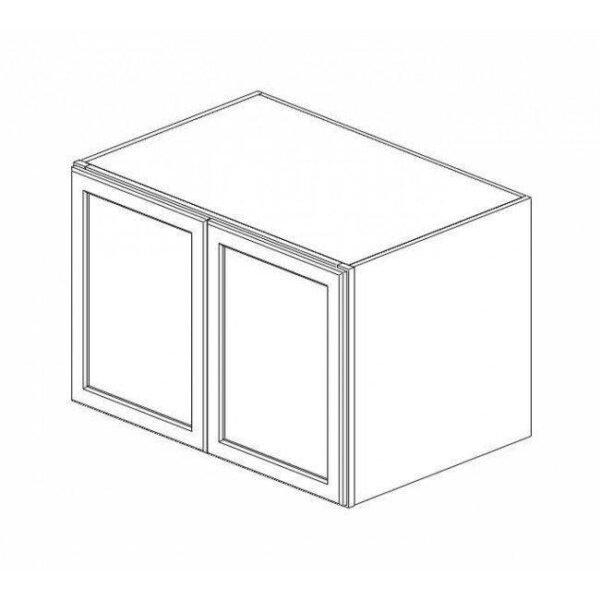 Forevermark-AW-W302424B-Double-Door-30-Inch-Wall-Refrigerator-Cabinet-Ice-White-Shaker-White-30-Inch-Cabinet-5