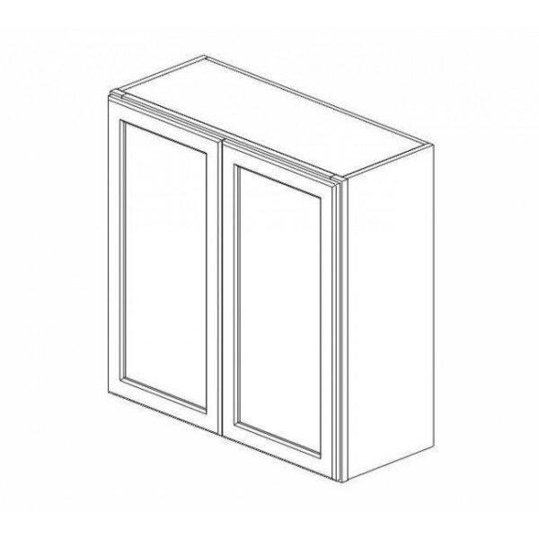 Forevermark-AW-W3042B-Double-Door-30-Inch-Wall-Cabinet-Ice-White-Shaker-White-30-Inch-Cabinet-5