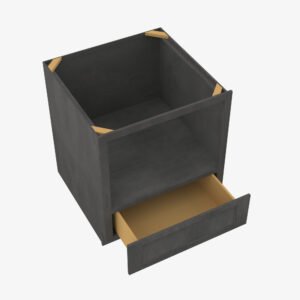 AA-B27MW 30W 27 Inch Microwave Base Cabinet | Blaze Black Shaker