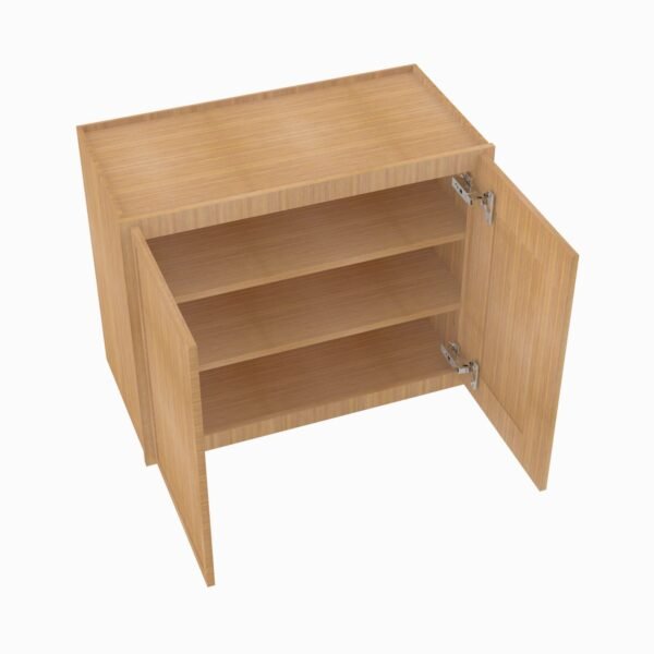 Forevermark-PS-W3642B-Double-Door-36-Inch-Wall-Cabinet-Petit-Sand-Brown-36-Inch-Cabinet