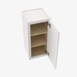 Forevermark Cabinetry  Rio Vista White Shaker VW-W1812 Single Door Cabinets 18 Inch Wall Cabinet