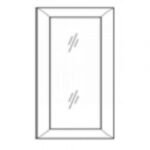 Forevermark Cabinetry  TSG  Townplace Crema TQ-WDC274215GD Wall Glass Door with No Mullion and with Clear Glass