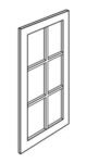 TQ-WDC2436MGD Wall Glass Door with Mullion and Clear Glass | TSG Forevermark Townplace Crema
