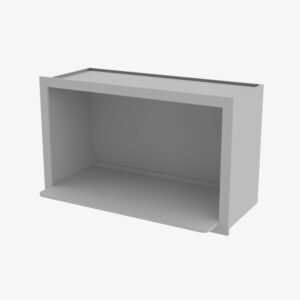 AB-MWO3018PM-12 30 Inch Microwave Oven Wall Cabinet | Lait Grey Shaker
