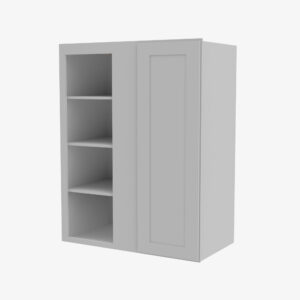 AB-WBLC30/33-3030 Single Door Cabinets 30 Inch Wall Blind Corner Cabinet | Lait Grey Shaker