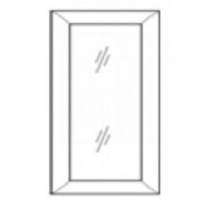 Forevermark Cabinetry  AX-W3630BGD Wall Glass Door with No Mullion and with Clear Glass
