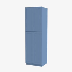 Tall Wall Pantry Cabinet with Butt Doors | AX-WP2496B