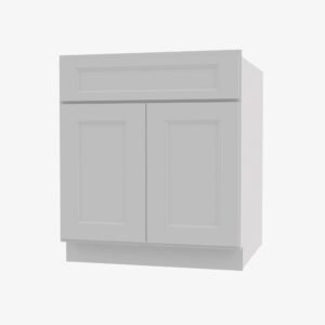 Forevermark Cabinetry  Uptown White TW-B24B Double Door 24 Inch Base Cabinet