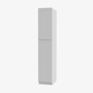 Forevermark Cabinetry  Uptown White TW-WP1890 Double Door 18 Inch Tall Wall Pantry Cabinet