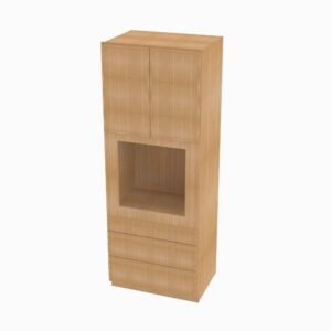 Forevermark Cabinetry  Petit Sand PS-OC3384B Double Door 33 Inch Tall Oven Cabinet