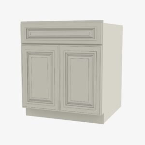 Forevermark Cabinetry  Signature Pearl SL-SB33B Double Door 33 Inch Sink Base Cabinet