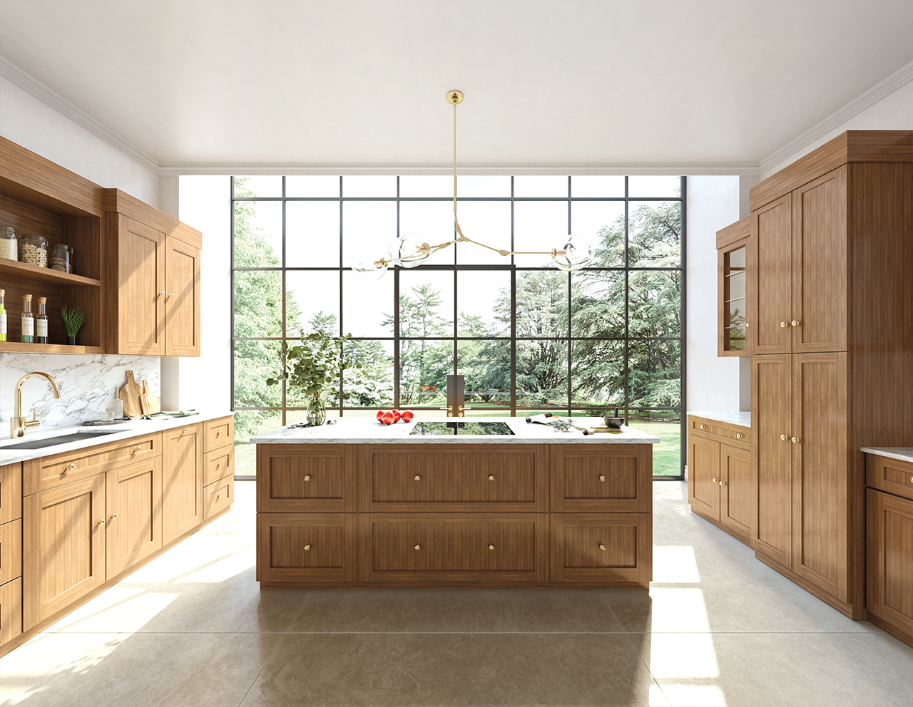 Forevermark Woodland Brown Shaker Cabinets