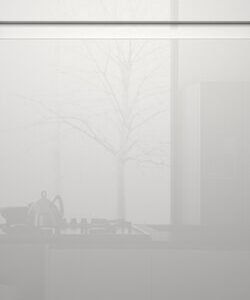 GoldenHome Frameless Lacquer White FLESS-LW-SDOOR