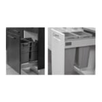 GoldenHome Trash Can Tray Frameless Yellow Oak