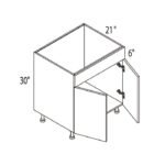 GoldenHome Vanities Without Drawers Frameless Yellow Oak