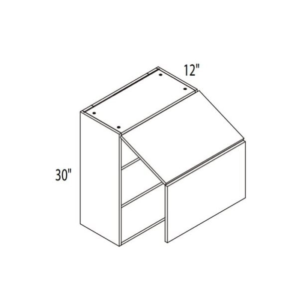 GoldenHome Wall Bi Frameless Yellow Oak
