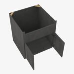 Black Kitchen Cabinet