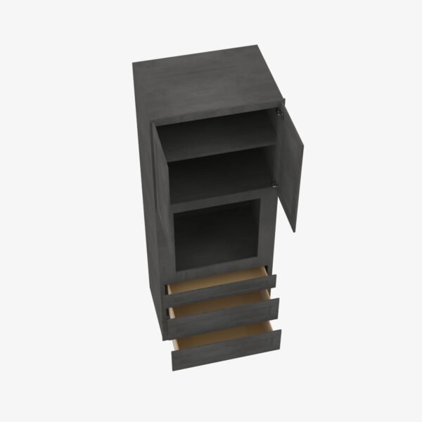 Black Kitchen Cabinet