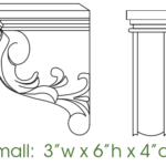 AZ-CORBEL60S Decorative Small Corbel