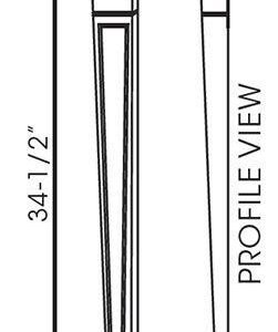 AZ-LEG82 Half Decor Leg