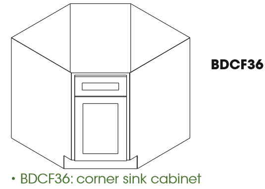 PH-BDCF36 Single Door Cabinets 36 Inch Base Diagonal Corner Sink & Cabinets Cabinet PH-BDCF36 Single Door Cabinets 36 Inch Base Diagonal Corner Sink & Cabinets Cabinet