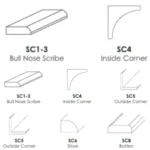 CZ-SC1-3 SM Bull Nose Scribe Molding | TSG Forevermark Cullian Champagne